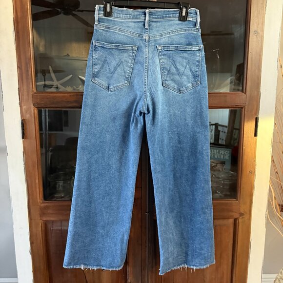 Mother The Maven High Rise Wide Leg Jeans, Bitchn - Picture 6 of 9